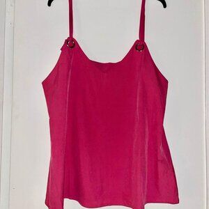 Pink Summer Top with Tie Straps, XL